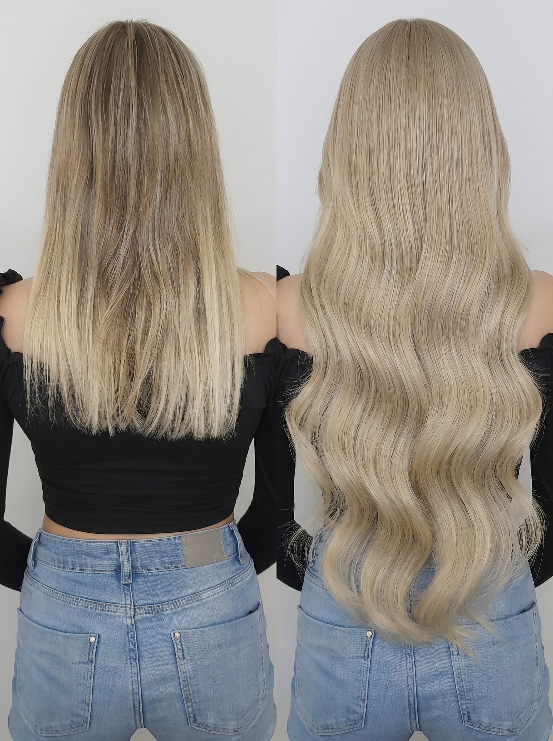 Buttercream Blonde #M18/22 - Clip In's